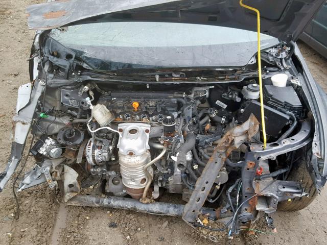 19XFA1F62BE028014 - 2011 HONDA CIVIC LX-S Gris foto 7