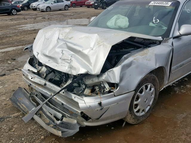 2G4WS52J611142250 - 2001 BUICK CENTURY CU SILVER photo 9