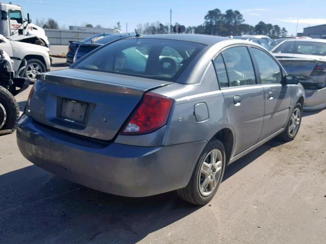 1G8AJ55F17Z142675 - 2007 SATURN ION LEVEL SILVER photo 4