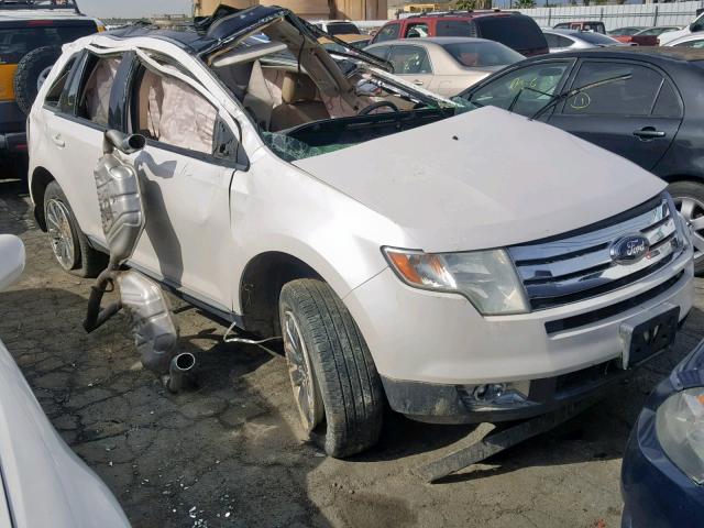 2FMDK3JC5ABA06281 - 2010 FORD EDGE SEL WHITE photo 1