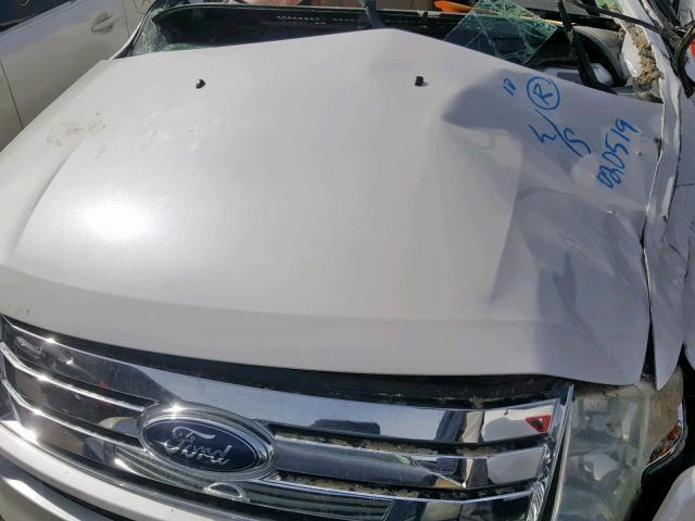 2FMDK3JC5ABA06281 - 2010 FORD EDGE SEL WHITE photo 7