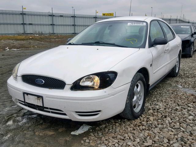 1FAFP55S14G202233 - 2004 FORD TAURUS SES WHITE photo 2