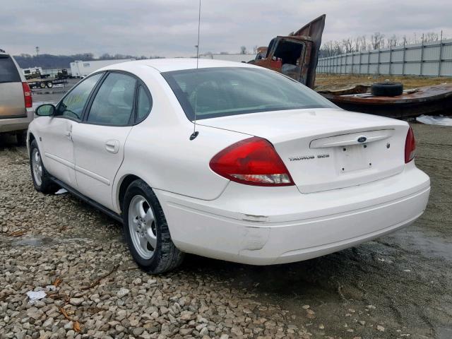 1FAFP55S14G202233 - 2004 FORD TAURUS SES WHITE photo 3