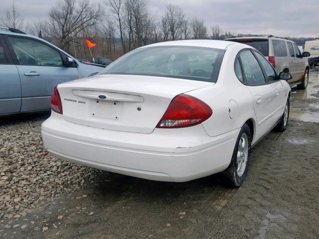 1FAFP55S14G202233 - 2004 FORD TAURUS SES WHITE photo 4