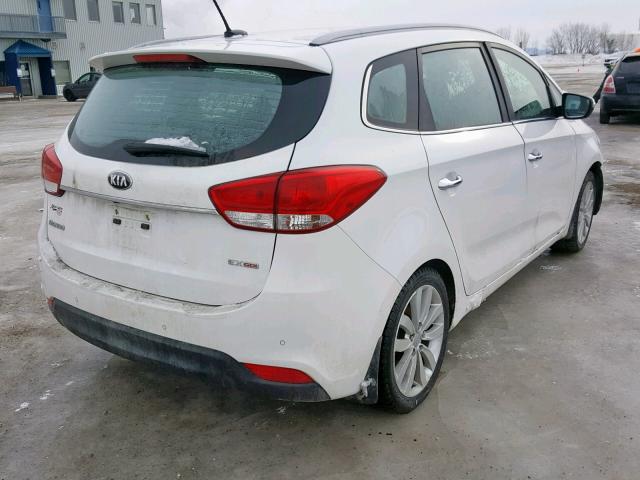 KNAHU8A33E7037375 - 2014 KIA RONDO WHITE photo 4