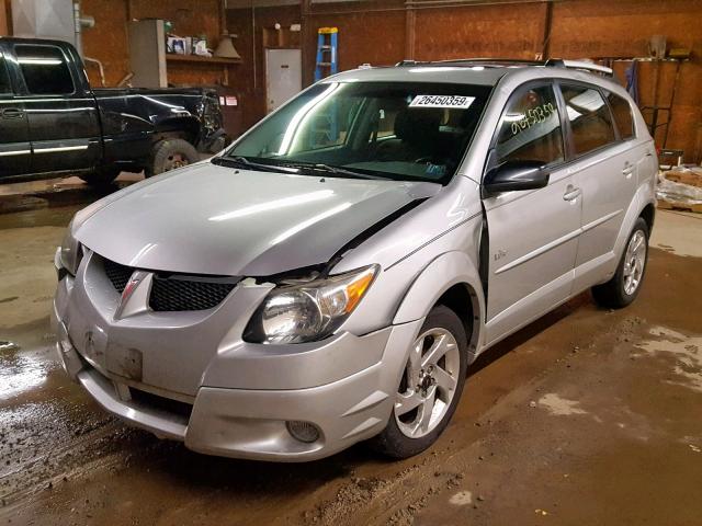 5Y2SM62874Z431035 - 2004 PONTIAC VIBE SILVER photo 2