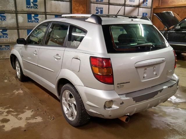 5Y2SM62874Z431035 - 2004 PONTIAC VIBE SILVER photo 3