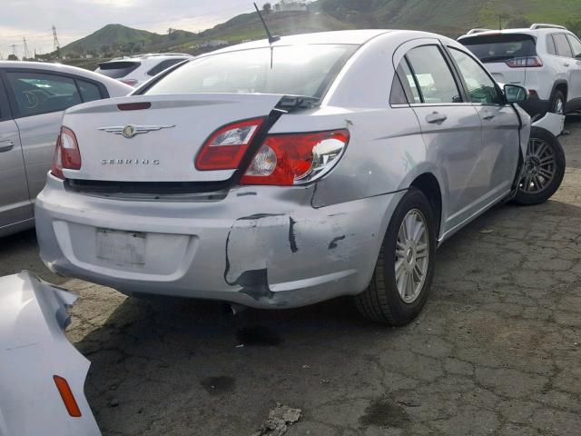 1C3LC56R17N537355 - 2007 CHRYSLER SEBRING TO SILVER photo 4