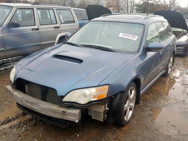 4S3BP676664305683 - 2006 SUBARU LEGACY GT BLUE photo 2