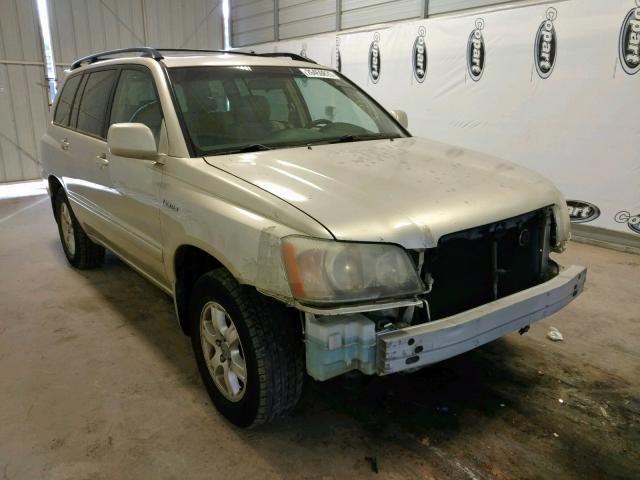 JTEGF21A010015028 - 2001 TOYOTA HIGHLANDER SILVER photo 1