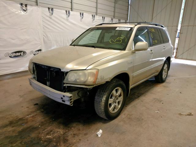 JTEGF21A010015028 - 2001 TOYOTA HIGHLANDER SILVER photo 2