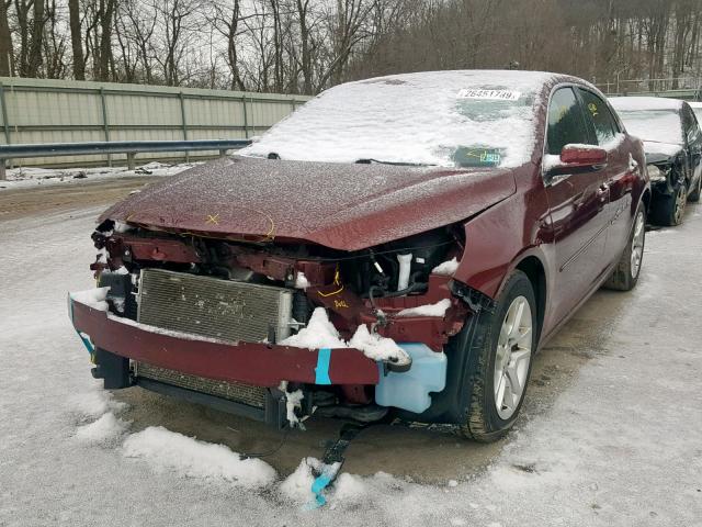 1G11C5SL9FF328502 - 2015 CHEVROLET MALIBU 1LT წითელი ფოტო 2
