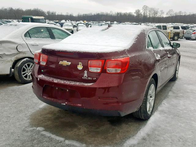 1G11C5SL9FF328502 - 2015 CHEVROLET MALIBU 1LT წითელი ფოტო 4
