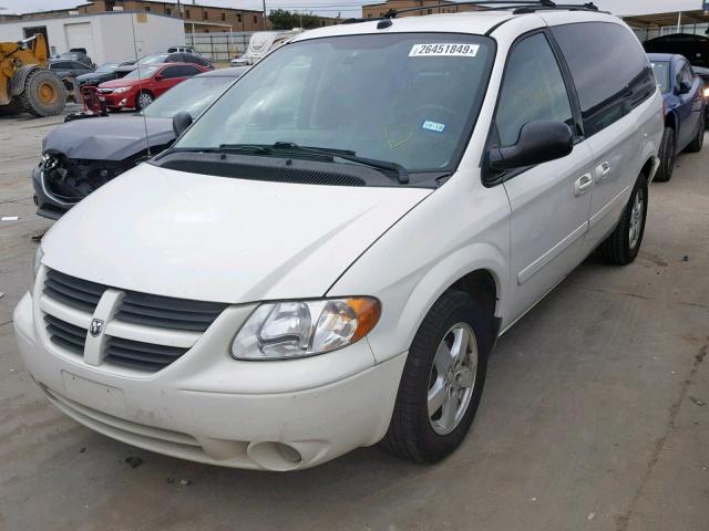 2D4GP44L95R364925 - 2005 DODGE GR CARAVAN WHITE photo 2