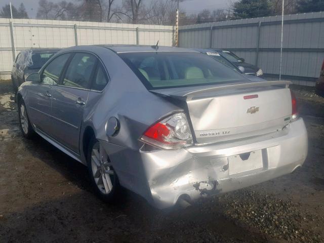 2G1WC5E32D1210944 - 2013 CHEVROLET IMPALA LTZ SILVER photo 3