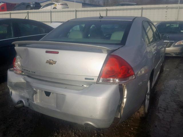 2G1WC5E32D1210944 - 2013 CHEVROLET IMPALA LTZ SILVER photo 4