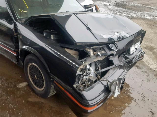 2G3AJ1134J2358105 - 1988 OLDSMOBILE CUTLASS CI BLACK photo 10