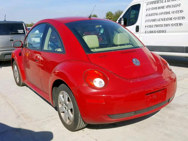 3VWPW31CX7M513655 - 2007 VOLKSWAGEN NEW BEETLE RED photo 3