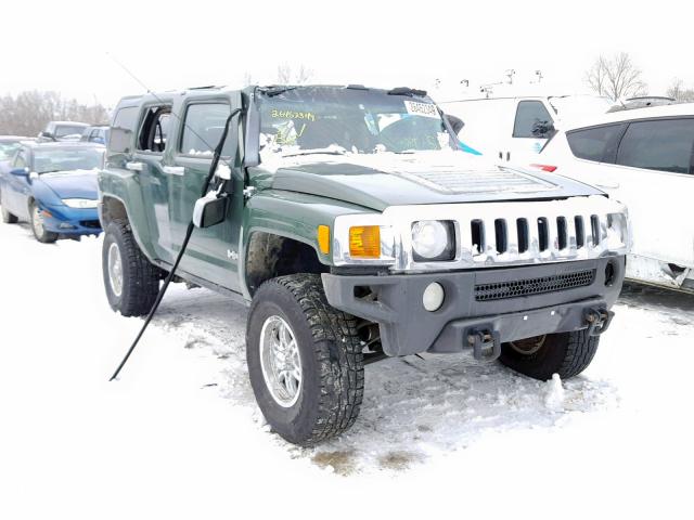 5GTDN136768102598 - 2006 HUMMER H3 GREEN photo 1