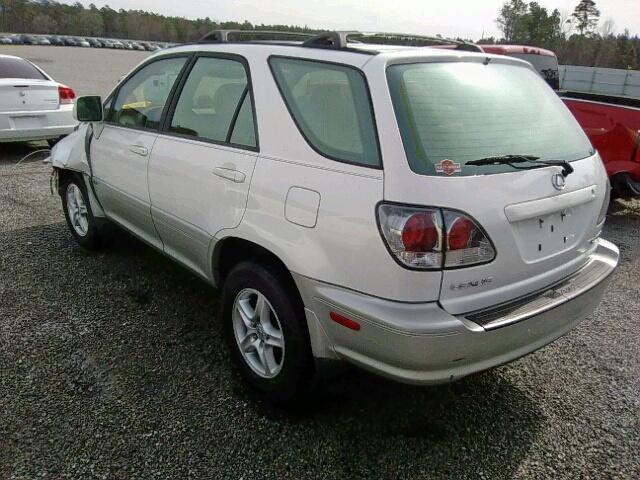 JTJGF10U410098258 - 2001 LEXUS RX 300 WHITE photo 3