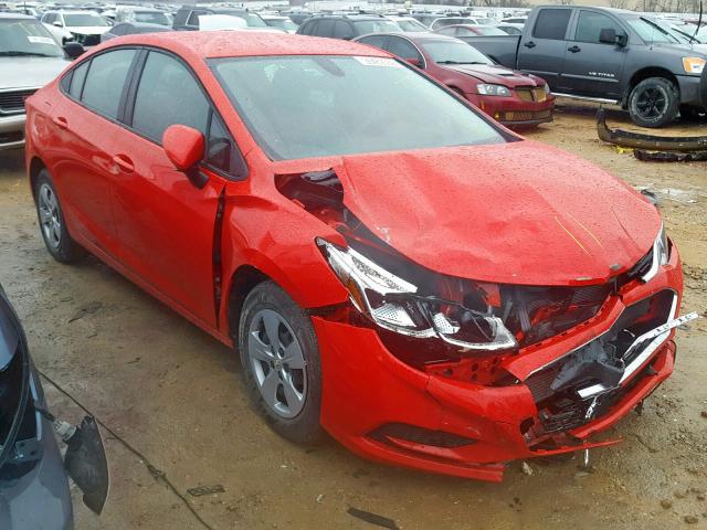 1G1BC5SM3J7169296 - 2018 CHEVROLET CRUZE LS RED photo 1