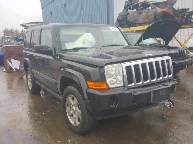 1J8HG48K08C243340 - 2008 JEEP COMMANDER BLACK photo 1