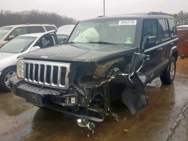 1J8HG48K08C243340 - 2008 JEEP COMMANDER BLACK photo 2