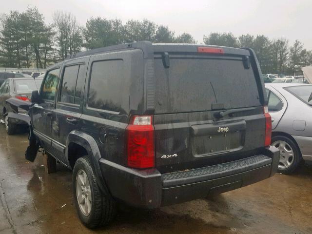 1J8HG48K08C243340 - 2008 JEEP COMMANDER BLACK photo 3
