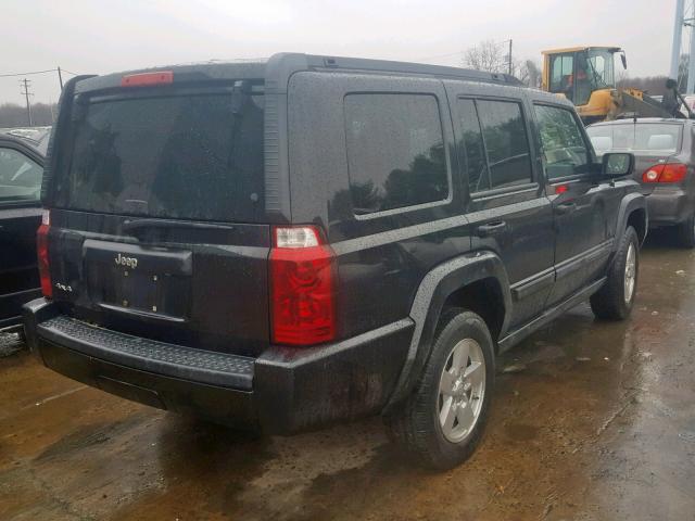 1J8HG48K08C243340 - 2008 JEEP COMMANDER BLACK photo 4