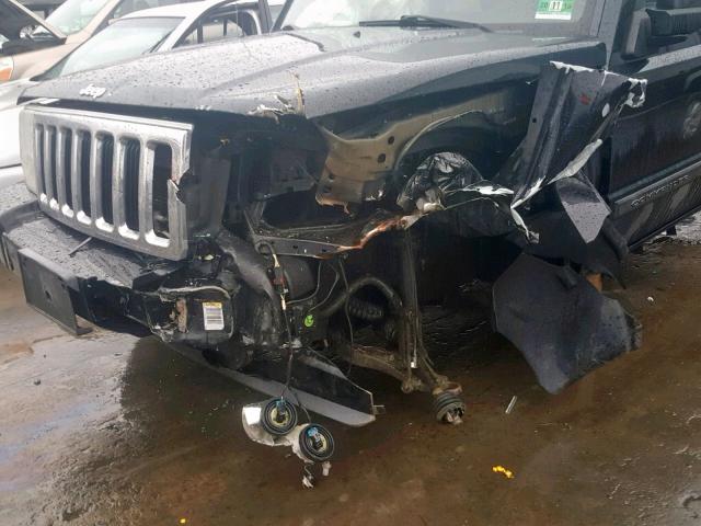 1J8HG48K08C243340 - 2008 JEEP COMMANDER BLACK photo 9