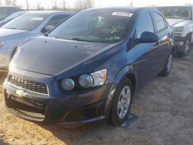 1G1JA5SH5D4240170 - 2013 CHEVROLET SONIC LS GRAY photo 2