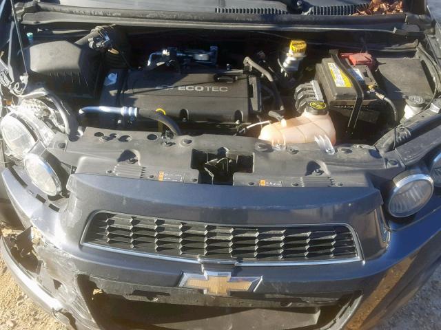 1G1JA5SH5D4240170 - 2013 CHEVROLET SONIC LS GRAY photo 7