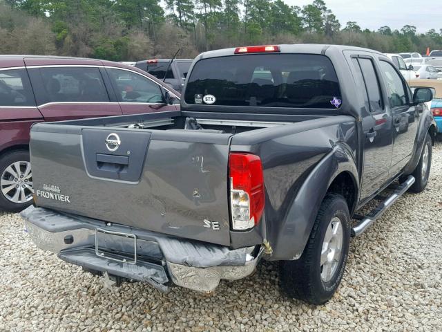 1N6AD07U68C414814 - 2008 NISSAN FRONTIER C GRAY photo 4