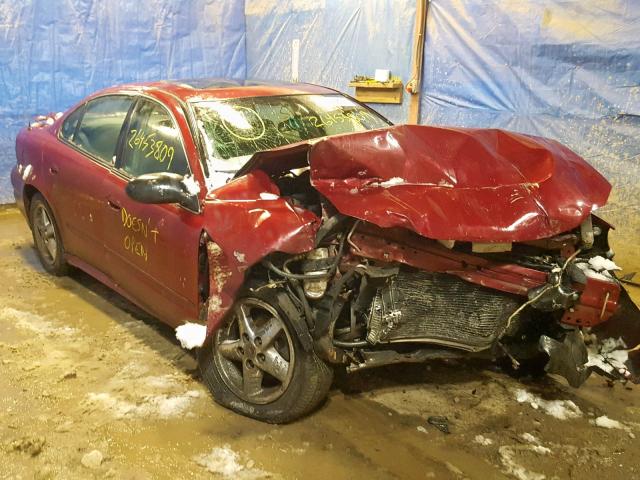 1G2NF52E34M552511 - 2004 PONTIAC GRAND AM S RED photo 1