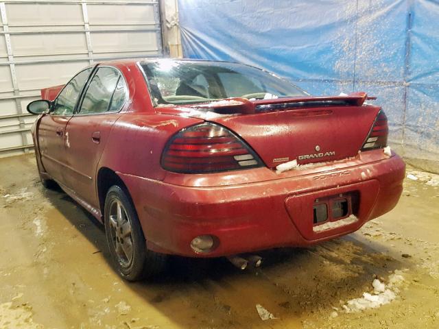 1G2NF52E34M552511 - 2004 PONTIAC GRAND AM S RED photo 3