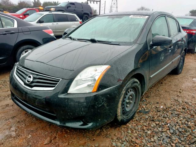 3N1AB6APXCL617445 - 2012 NISSAN SENTRA 2.0 BLACK photo 2