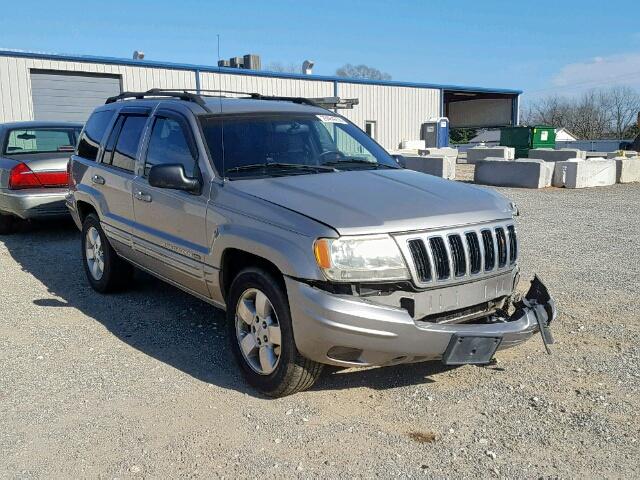 1J4GW58N21C558856 - 2001 JEEP GRAND CHER GRAY photo 1