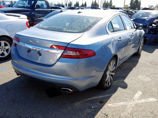 SAJWA0FA1AHR57877 - 2010 JAGUAR XF LUXURY BLUE photo 4