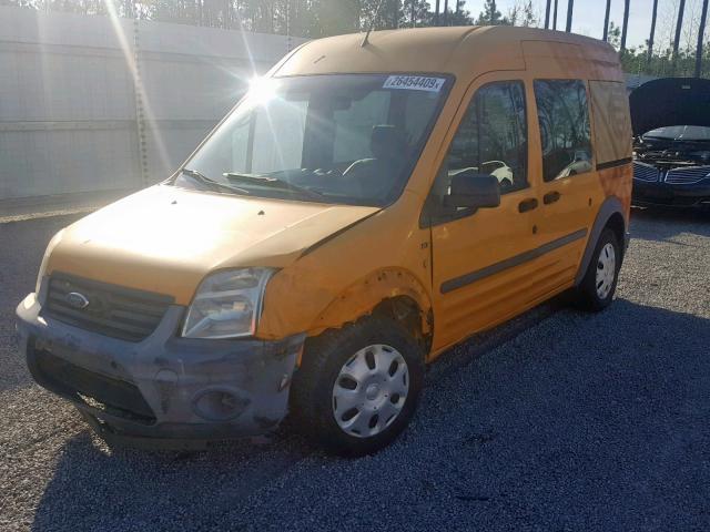 NM0KS9CN9CT078775 - 2012 FORD TRANSIT CO YELLOW photo 2