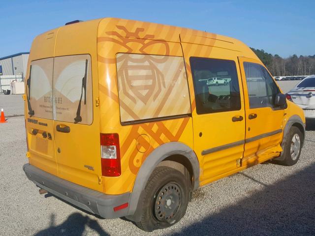 NM0KS9CN9CT078775 - 2012 FORD TRANSIT CO YELLOW photo 4