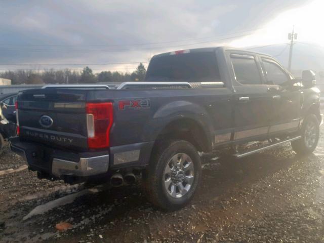1FT7W2BT9HED07178 - 2017 FORD F250 SUPER GRAY photo 4