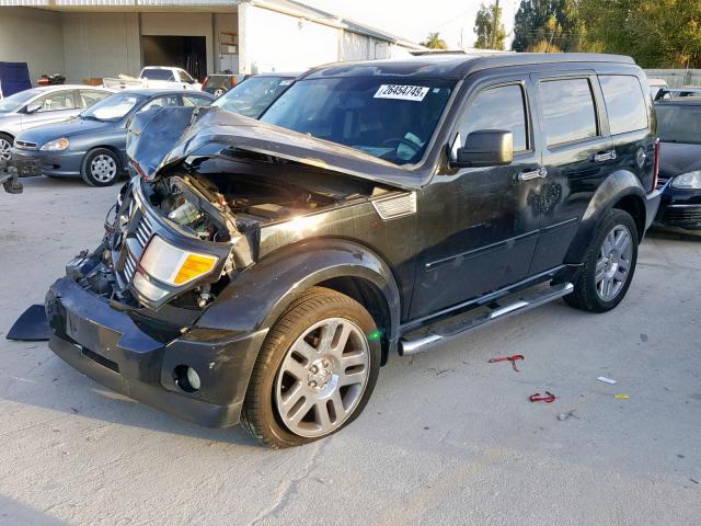 1D8GT58627W723742 - 2007 DODGE NITRO R/T BLACK photo 2