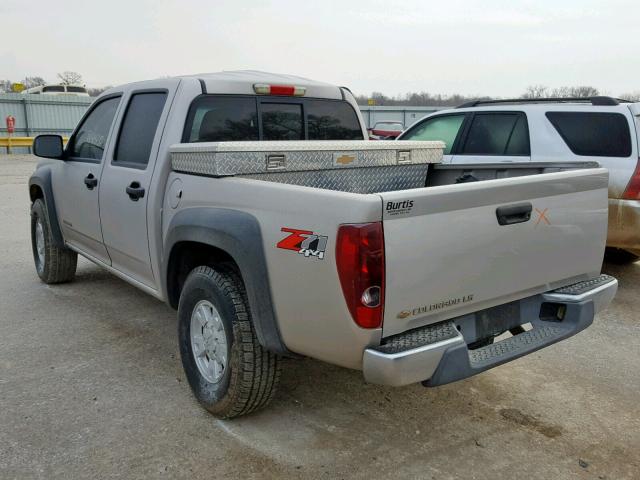 1GCDT136858206092 - 2005 CHEVROLET COLORADO SILVER photo 3