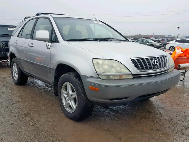 JTJHF10U230294724 - 2003 LEXUS RX 300 SILVER photo 1