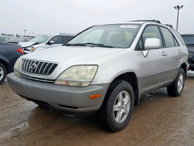 JTJHF10U230294724 - 2003 LEXUS RX 300 SILVER photo 2