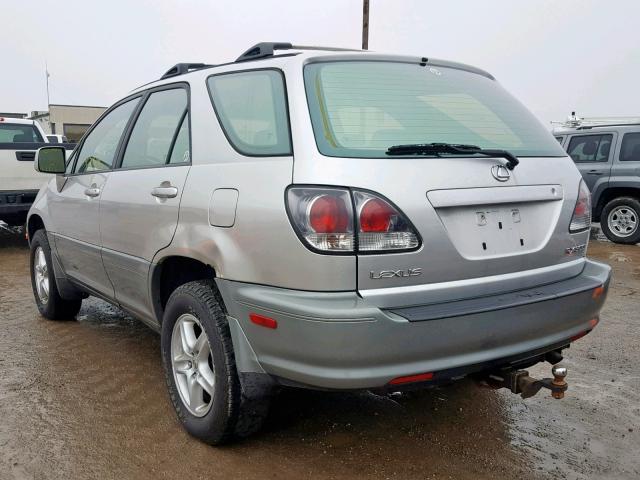 JTJHF10U230294724 - 2003 LEXUS RX 300 SILVER photo 3