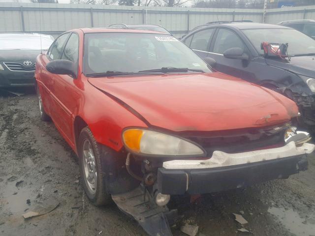 1G2NW52E84C190388 - 2004 PONTIAC GRAND AM G RED photo 1