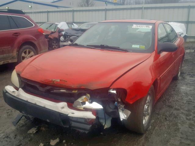 1G2NW52E84C190388 - 2004 PONTIAC GRAND AM G RED photo 2