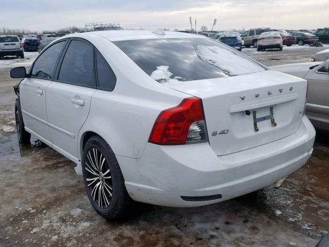 YV1MS382392466665 - 2009 VOLVO S40 2.4I WHITE photo 3