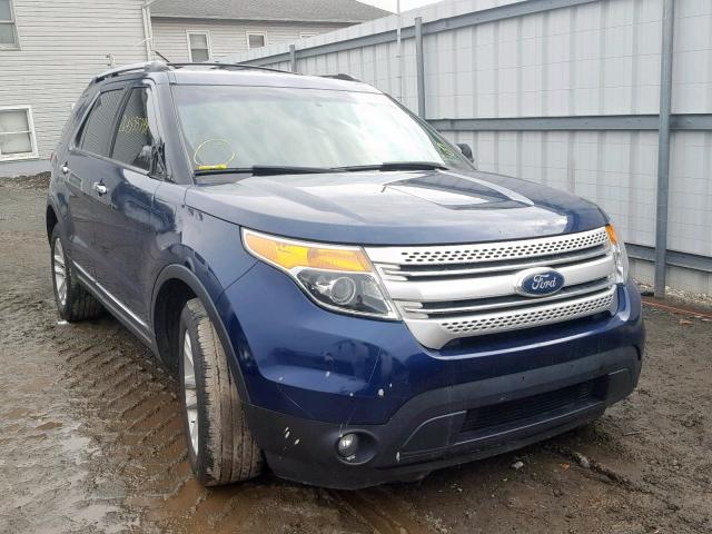 1FMHK8D84CGA67381 - 2012 FORD EXPLORER X BLUE photo 1